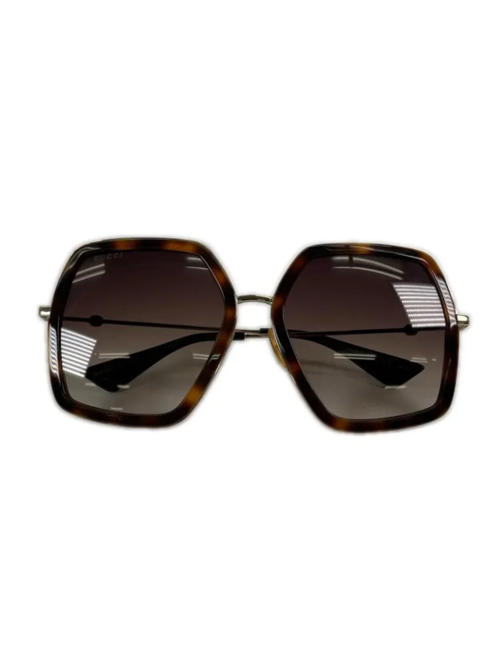 Gucci Sunglasses Metal Brown 56 Eyewear